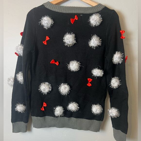 Tipsy Elves Ugly Christmas Sweater Christmas Cats Unisex S - Picture 3 of 5